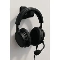 Suporte De Parede Fone Headset Headphone gamer Sofisticado Não Precisa Furar a Parede Acompanha Fita