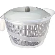 Secador De Salada Centrifuga Manual 4 Litros Plasútil Original com Sistema de Secagem Rápida