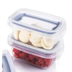 Kit 4 Pote Hermético Com Trava 175ml Pequeno Organização Cozinha Dispensa Livre De BPA