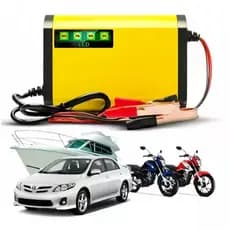Carregador De Bateria Automotivo 12v 2a Carro Moto Automático 127V Carregar Bateria De Automotivo