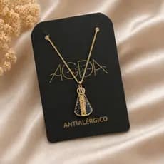 Colar Nossa Senhora Semi-Jóia