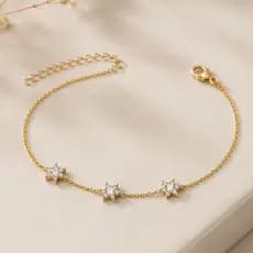 Pulseira de Luxo Semi-Jóia Antialérgico