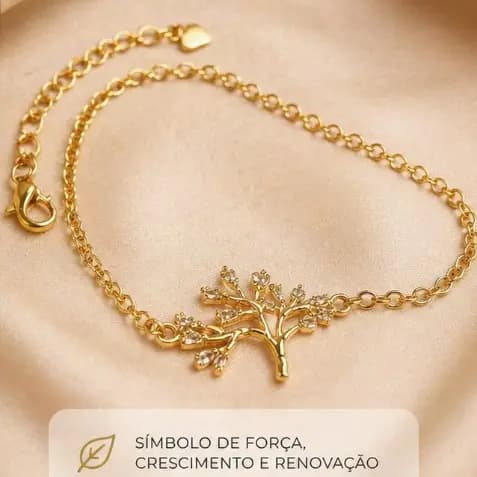 Pulseira Semi-Joia Árvore da Vida