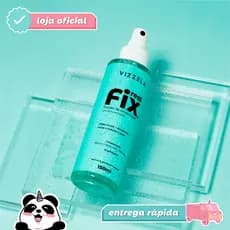 Fixador De Maquiagem Real Fix Spray Longa Duração Acabamento Natural Vegano Original 150ml Vizzela