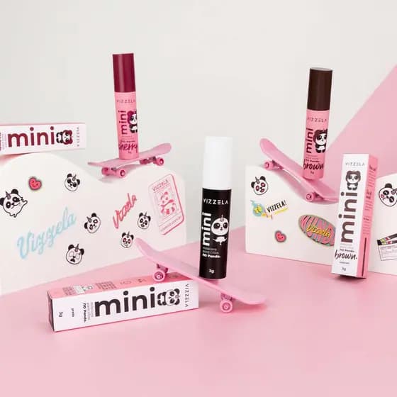 Mini Máscara Para Cílios No Panda Preta Peel Off Vegano Original Vizzela