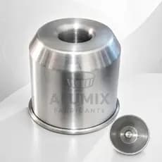 FORMA DE PANETONE COM FURO CENTRAL ALUMIX S/TAMPA – ALUMÍNIO PRATA | 15X14 - COM NOTA FISCAL