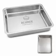 FORMA RETANGULAR ALUMIX BOLO E TORTA 35,2x24,5x5,7 - COM NOTA FISCAL