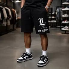 Bermuda Moletom Tecido Premium Levinho Streetwear Flanelado short masculino lançamento envio rápido