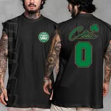 CAMISETA REGATA MACHÃO OVERSIZED MASCULINO CELTIC LONGLINE 100% ALGODÃO UNISSEX ENVIO RÁPIDO LANÇAMENTO