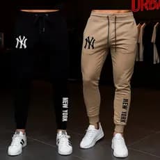 KIT 2 CALÇA DE MOLETOM UNISSEX FLANELADA COM CORDÃO AJUSTE ESTAMPADA 100% ALGODÃO LANÇAMENTO