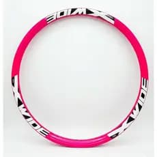 Aro 26 XWide Pink Neon Para Bike e Bike Elétrica Alumínio Reforçado Disco 36 Furos 26 1.9 Belumi