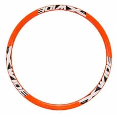 Aro 26 XWide Laranja Neon Para Bike e Bike Elétrica Alumínio Reforçado Disco 36 Furos 26 1.9 Belumi