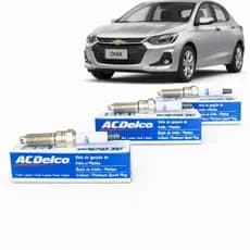 Jogo 3 Velas Iridium Onix Tracker Montana 1.0 1.2 Turbo 3 Cil 2020 2021 2022 2023 2024 2025 ACDelco