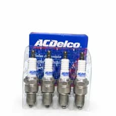 Jogo 4 Velas Ignição Acdelco GM Onix Prisma Cobalt 1.4 Flex