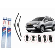 Par de Palheta Limpador Parabrisa Multiclip Gm Tracker 2014 A 2019 Original Bosch