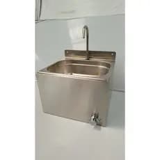 Lavatório Para As Mãos Assepsia Cuba Inox C/ Acionamento