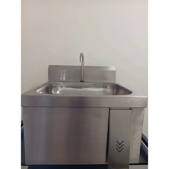 Lavatório Assepsia Inox Grande De Mãos C/ Acionamento
