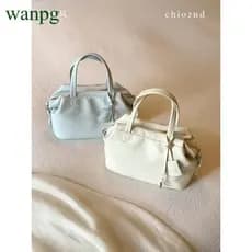 Estilo Sul Chio2nd Topa Lake [Tote Bag] Textura feminina simples bolsa de couro macio ombro [bolsa Crossbody]