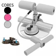 Equipamento Abdominal C/ Ventosa e Corda, Ajustável em 3 Níveis Academia Fitness Muscular Abdômen