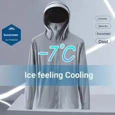 Tratamento de comércio exterior retirada gabinete cauda bens protetor solar masculino roupas verão 2026 novo estilo Anti