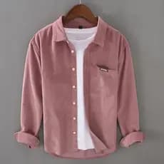 Japonês Retro veludo camisa de manga comprida masculina 2026 primavera outono novo estilo na moda listrado camisa de lã