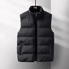 Outono inverno masculino para baixo colete mais veludo colete térmico tamanho grande engrossado exterior Wear sem mangas