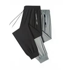 Calças masculinas de verão calças de seda gelo calças de ar condicionado calças casuais calças esportivas primavera outo