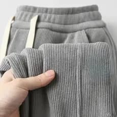 Calça de moletom masculina 2025 novo estilo outono Street Wear rufião bonito Harem calças de veludo masculino calças cas