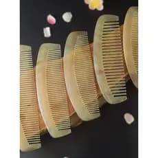 Casa chifre pente portátil Mini garra grande pente feminino não-nó doméstico cabelo longo couro cabeludo massagem pente