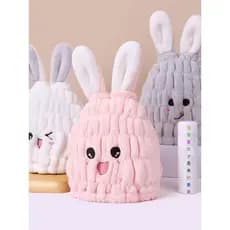 Touca de secagem de cabelo infantil, toalha Super absorvente de secagem rápida para meninas, lenço fofo para banho de be