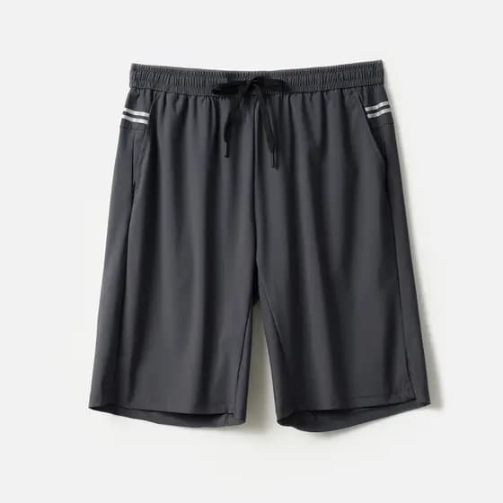 Verão masculino Shorts de seda gelo confortável respirável GAO estiramento esportes Fitness Casual calças de cinco ponto