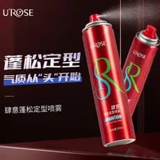 UROSE Four Styling Fluffy Styling Spray Estilo Aleatório Refrescante Não Oleoso de Longa Duração Natural Fofo Hairsty