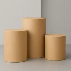 Kit Trio Cilindro P/M/G Qualidade e Acabamento Premium