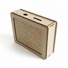 Cofrinho Caixa de MDF Personalizado Desafio Japonês 10000 para Guarda Dinheiro
