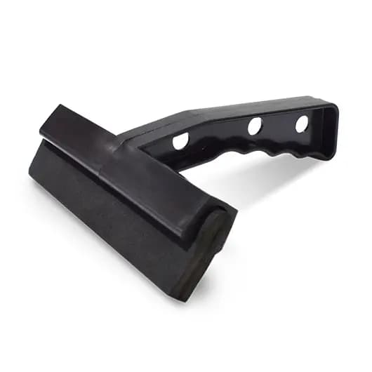 Rodinho De Pia Rodo Puxa E Seca Borracha Dupla 15 Cm Cor Preto