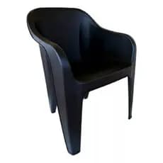 Cadeira De Plástico Modelo Poltrona Para 200Kg De Plástico Reforçada Modelo Resist