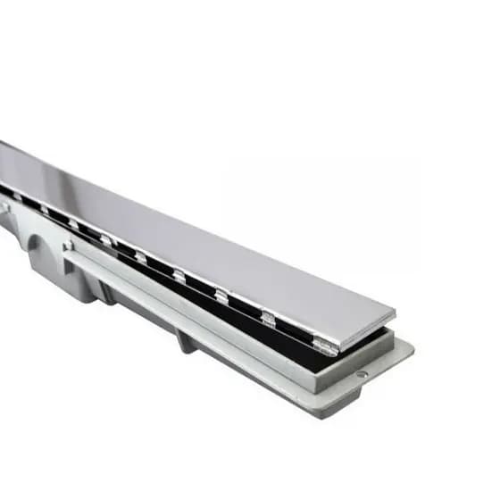 Ralo Linear Invisível Oculto 5x70cm Para Banheiro Area Aço Inox