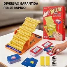 Tilt N' Shout Jogo Educativo, Tabuleiro de Gangorra Interativo Batalha Das Palavras em Português para Crianças e Adultos