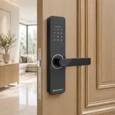 Fechadura Digital Rio Wi-Fi Primebras - Controle por App Black Piano