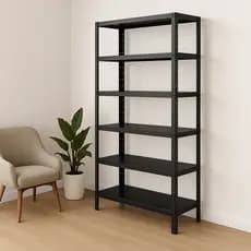 Estante de Aço Multiuso 6 Prateleiras 198x90cm Resistente Organizador para Casa Escritório e Garagem Suporta até 150 kg
