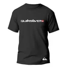 Camiseta Masculina Quik silver 100% Algodão Camisa Gola Redonda Quik Surf