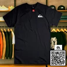 Camiseta Unissex Básica Quiksilver Canto Skate Surf Camisa T-shirt Algodão Confortável Qualidade