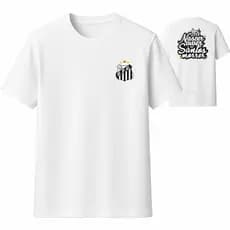 Camisa do Santos Feminina Confortável Camisa de Time Alvinegro Praiano Blusinha Esportiva Moda Feminina SFC