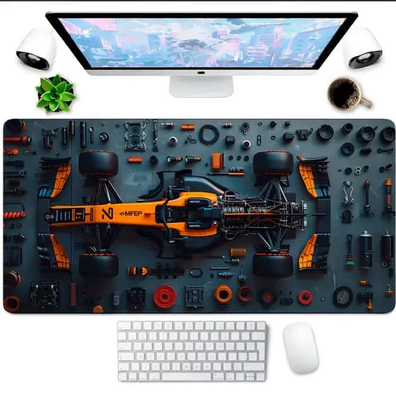 Mouse Pad Gamer Grande RGB Apoio Ergonômico Personalizado Confortável Ideal para Home Office