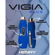 Bastão Ronda Vigia Henry Blue + 5 Ibuttons + Nota Fiscal