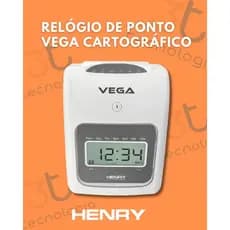 Relógio de Ponto Cartográfico Henry Vega - Relógio de Ponto Prático