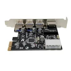 PLACA PCI EXPRESS USB 3.0 3 PORTAS + 1 PORTA RJ45 DEX DP-45
