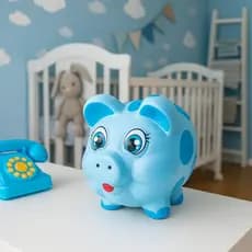 Porco Grande porta moedas e notas Porco Bola - Cofre Cofrinho Decoração em Cerâmica