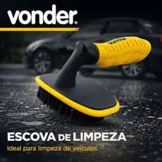 Escova Automotiva Vonder para Pneus e Caixas de Rodas para Carro e Moto Alta Durabilidade