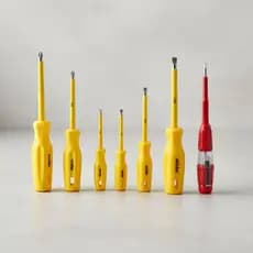 Kit Chaves Fenda e Phillips Isoladas Vonder 1000V Imantadas + Chave Teste VDE Profissional
